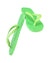 Lime Green Flip Flop